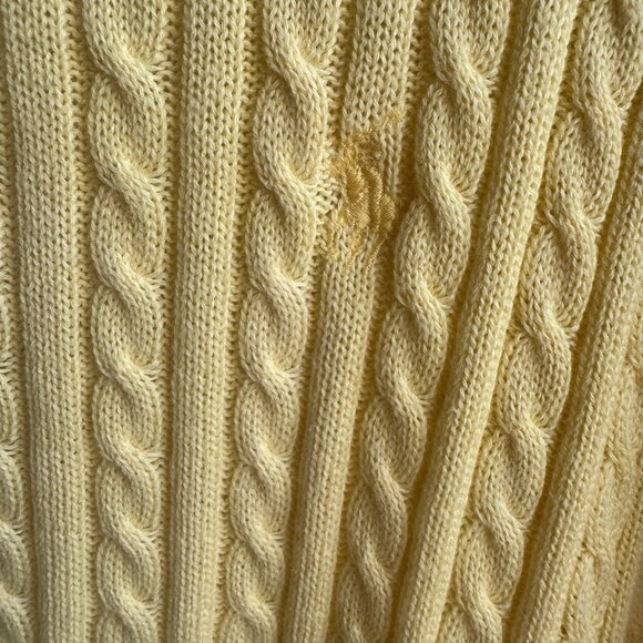 Ralph Lauren Polo Sport Long Sleeve Turtleneck Cable Knit Sweater Sport Size L. - Picture 6 of 7